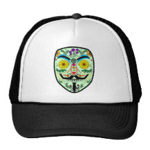 ANONYMOUS Day of the Dead 2 Art Anon Mask 4Chan Trucker Hat
