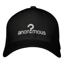 Anonymous Embroidered Baseball Caps