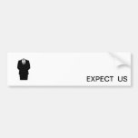 Anonymous Expect Us Bumper Stickers