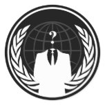 Anonymous International Black Sticker