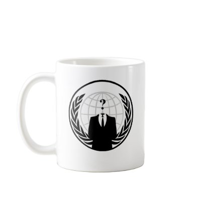 Anonymous International Logo Mugs by forthelulz123