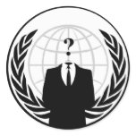 Anonymous International Logo stickers