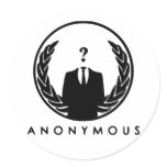 Anonymous Logo stickers