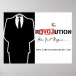 Anonymous Revolution Poster posters
