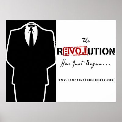 Anonymous Revolution Poster by PhineasPoe