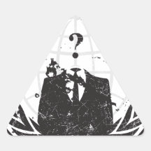 Anonymous Triangle Stickers