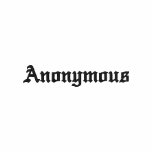 Anonymous White Zip Hoodie (front/back)