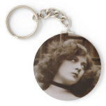 Anonymous Woman Key Chain