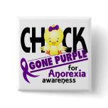 Anorexia Chick Gone Purple 2 buttons
