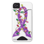 Anorexia Christmas Lights Ribbon Iphone 4 Id Case