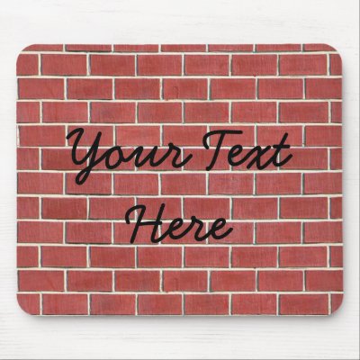 Another brick in the wall mouse mats by secondwynd