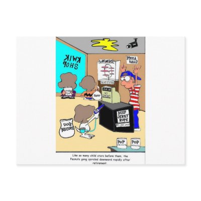 Another Child Star Criminal Funny Gifts & Tees Post Cards by beardiethor123