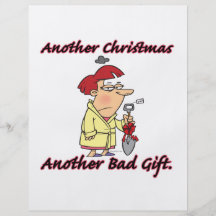another christmas another bad gift female full colour flyer