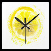 Another lemon clock wall clocks