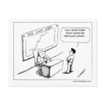 Another Look at The 2008 Stock Index Chart postcards