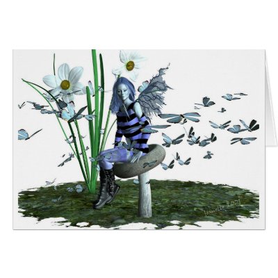 Another (not so) Scaerie Faerie Cards by moxiegraphix