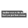 Another race to the moon ... bumper sticker