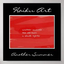"Another Summer" Haiku Art Print