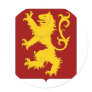 Ans, Belgium Round Stickers