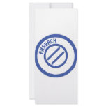 Ansbach blauer Stempel rack cards