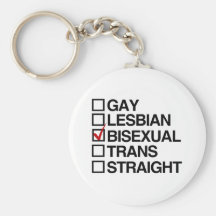 ANSWER BISEXUAL KEY CHAIN