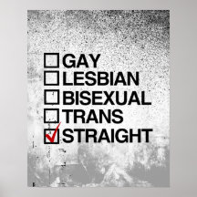 ANSWER STRAIGHT POSTER