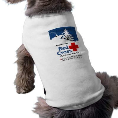Answer The Red Cross Christmas Roll Call Pet Tee Shirt by parrow1978