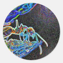 ant a1 round sticker