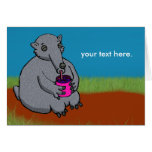 Ant Eater Antnog Greeting Card