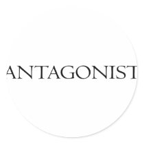 Antagonist Round Sticker