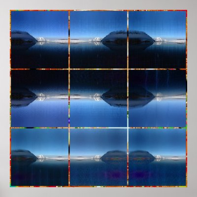 Antarctic Morning 3 Posters by abstract_3D_design