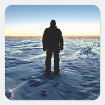 Antarctic Sunset Stickers