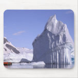 Antarctica, Antarctic Peninsula. Zodiak and Mousepads