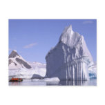 Antarctica, Antarctic Peninsula. Zodiak and Post Cards