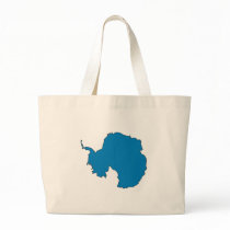 Antarctica Flag Map full size Canvas Bag