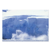 Antarctica, Paradise Bay, Massive wave forms Photograph