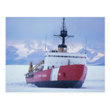 Antarctica, Ross Island, McMurdo Station, USCG Postcards