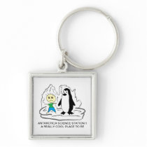 ANTARCTICA SCIENCE STATION KEY CHAIN