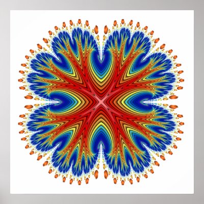 Antarian Moon Blossom Print by Aquavel