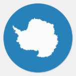 Antartica Round Sticker