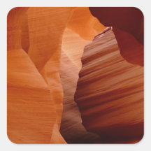Antelope Canyon Square Stickers