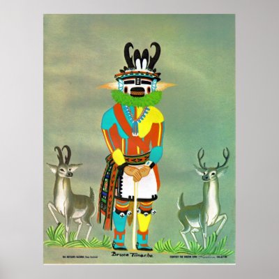 "Antelope" kachina print by RawArtWork