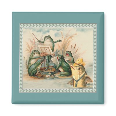 Anthropomorphic Singing Frogs and Hat Wearing Fish by AnthroAnimals
