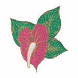 Anthurium embroidered shirts