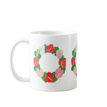 Anthurium Wreath Mug
