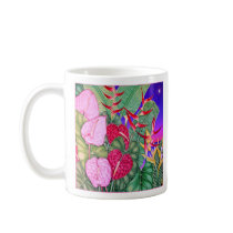 Anthuriums at  Dusk Coffee Mug