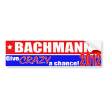 Anti Bachmann 2012 President DUMPER Design Bumper Sticker