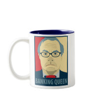 Anti-Barney Frank Banking Queen Coffee Mug
