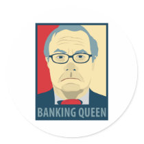 Anti-Barney Frank Banking Queen Stickers