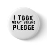 Anti Bullying Pledge Pinback Button